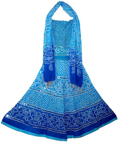 TURQUOISE LEHENGA CHOLI