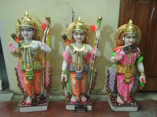 RAM Darbar Marble Statue, Color : Multicolors