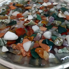Aquarium Decoration Agate Stone Chips, Color : Mixed