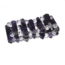 Amethyst Stone Bracelet, Main Stone : Agate