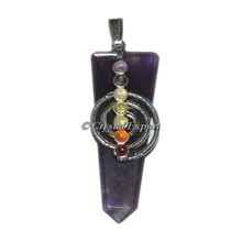 Chakra Flat Pencil Reiki Pendant, Occasion : Anniversary