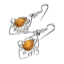 Crytalexport.com Citrine Cab Earring