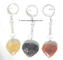 Crystal Heart Keychain