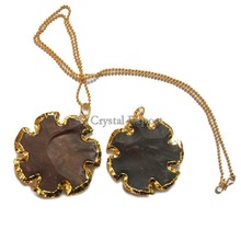 Crystal Export Flower Arrowheads Necklace