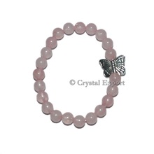 Crystalexport.com Gemstone Rose Quartz Bracelets