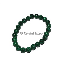 Gemstone Synthetic Malachite Bracelets