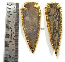 Gemstone Gold Plated Arrowhead