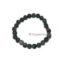 Moss Agate Bracelets Semi Precious Gemstone