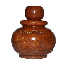 Peach Aventurine Fragrance Gemstone Bottle