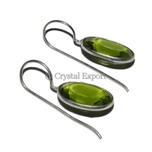 Crytalexport.com Peridot Cab Earring, Occasion : Anniversary, Engagement, Gift