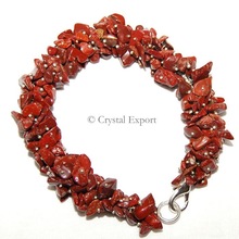 Red Jasper Hand Made Chips Bracelets