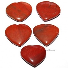 Red Jasper Heart, Gemstone Size : 40-40 Mm