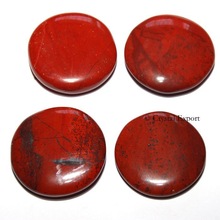 Red Jasper Round Palm Stone, Gemstone Size : 2-5 Inch