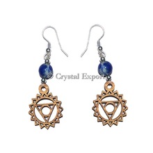 Crytalexport.com Throat Chakra Healing Earring, Occasion : Anniversary, Engagement, Gift