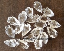 Tiny Super Clear Quartz Agate Arrowheads