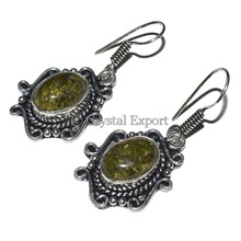 Crytalexport.com Vesonite Oval Earring: