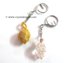 Wrapped Tumbled Keyring