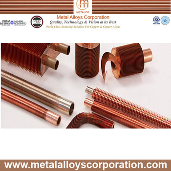 METALCO Copper Heating Fin Tube, Certification : Iso