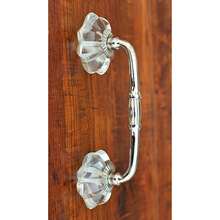 Clear Glass Knobs Door Handle, For Cabinet, Drawer, Dresser, Wardrobe, Window, Cupboard