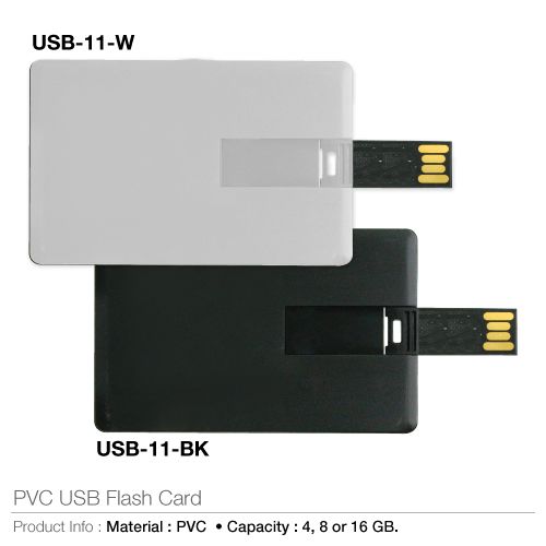 Plastic Card Shaped USB Flash Drives