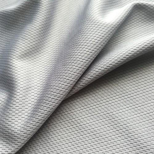 Plain Silver Polyester Knitted Fabric, Technics : Machine Made, Yarn Dyed