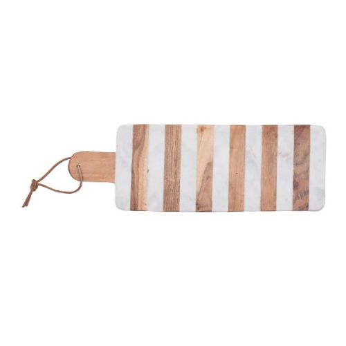 Striped Marble Wood Chopping Board, Size : Medium