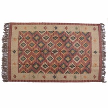 Wool Jute Kilim Rug, Size : 120cm X 180cm