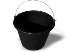 Plastic Bucket, Capacity : 5L for constriction site only