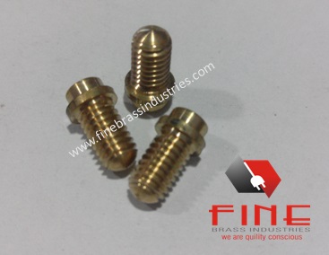 Brass Screw, Length : Custi\omised