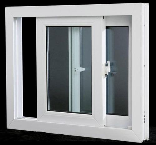 UPVC Sliding Window, For Residential, Commercial School Etc, Frame Color : Light Oak, Rosewood, Mahogany