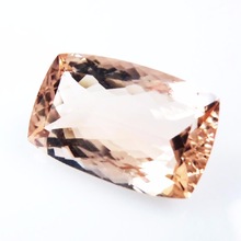 Morganite Faceted Gemstone, For Jewelry Setting