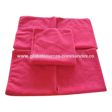 Polyester Microfiber Towel, Made Of 80% Polyester 20% Polyamide, OEM Orders Are Accepted