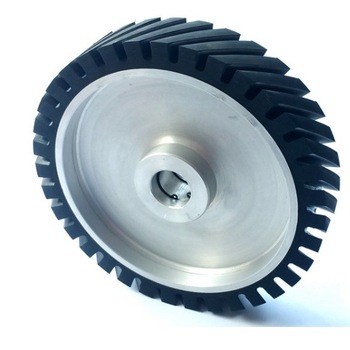 RUBBER CONTACT WHEEL FOR BELT GRINDER, Color : BLACK ORANGE