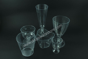 Plastic Disposable PS Wine Glass