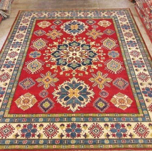 Pure Wool Kazak Carpets, For Home, Hotel, Office, Size : 2x3feet, 3x4feet, 4x5feet, 5x6feet, 6x7feet