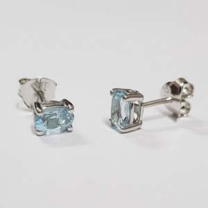 6x4 Oval Stud Ear Ring