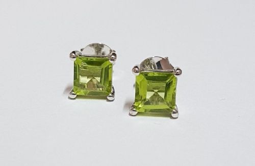 Stud Ear Ring 6mm Sq.