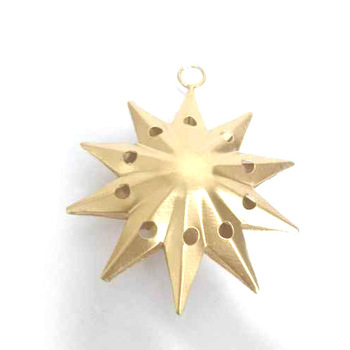 Antique Christmas Tree Ornament Hanging Star