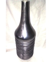 Metal. Metal Bottle Vase