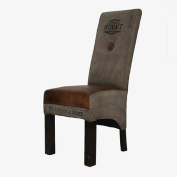 Canvas Leather Chair