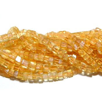 Citrine Smooth Box Loose Beads