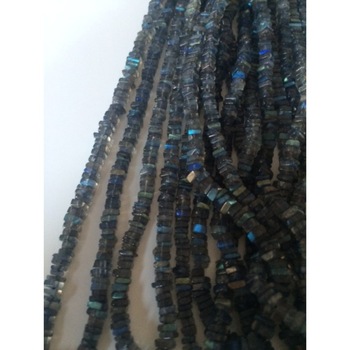 Shiva Exports Labradorite Smooth Square Beads, Size : APPROX SIZE 6MM TO 7MM