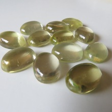 Lemon Quartz Gemstone Cabochons, Size : Customers' Requst