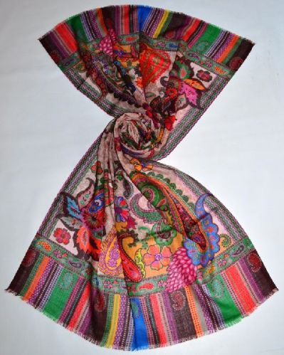 Print Wool Stoles