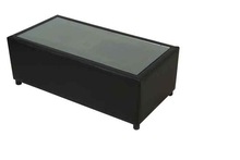 Wood with Glass Top coffee table 120*60 cm, 60*60 cm