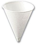 Conical Paper Cup 4oz, Packaging Type : White