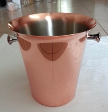 Wine Bucket With Copper Color, Certification : LFGB, SGS