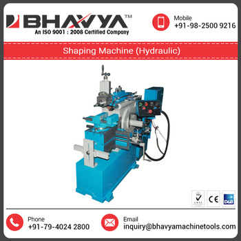 Hydraulic Shaping Machine With Pressure Relief Valve