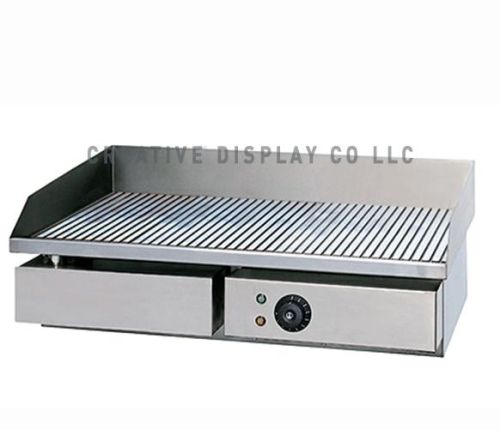 Electric Griddle Grooved Table Top 55 Cm