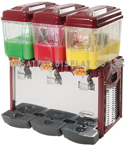Juice Dispenser Three Jar, Power : 230 V / 50 Hz / 330 W.
